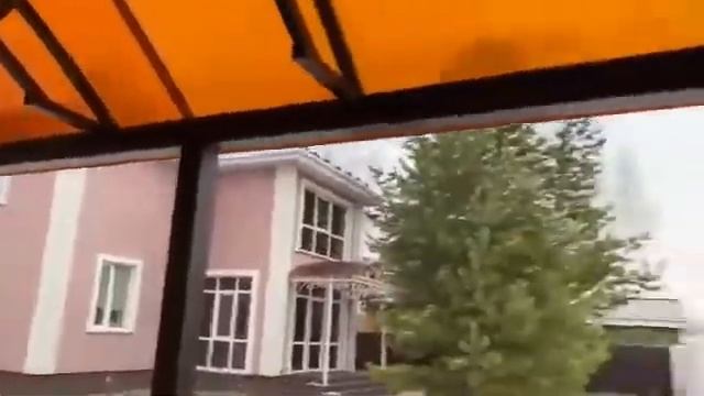 Навесы из поликарбоната в Уфе Металлоконструкции смотреть онлайн