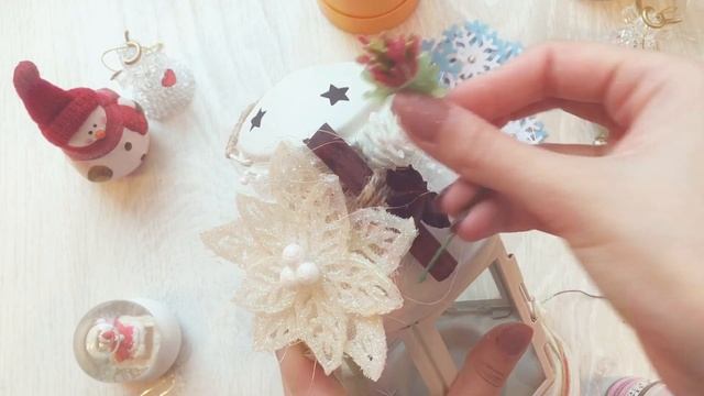 МК| Новогодний декор подсвечника смотреть онлайн