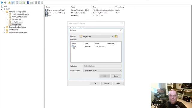 How to create an MX Mail record in Windows Server 2016 DNS смотреть онлайн
