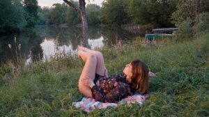 YOGA AND STRETCHING WITH EVELIN ON THE BEAUTIFUL RIVERBANK