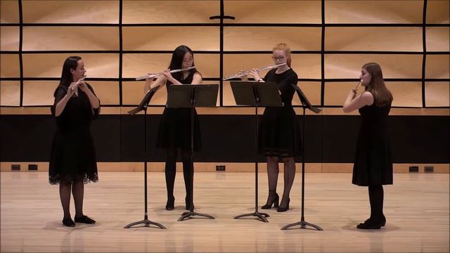 Jour d’été a la montagne by Eugene Bozza: Le chant des fôrets | Divertimento Flute Quartet смотреть онлайн
