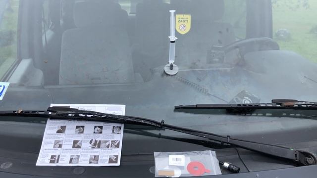 КЛЕЙ ДЛЯ РЕМОНТА СКОЛОВ ТРЕЩИН НА ЛОБОВОМ СТЕКЛЕ |  РЕМКОМПЛЕКТ C ALIEXPRESS