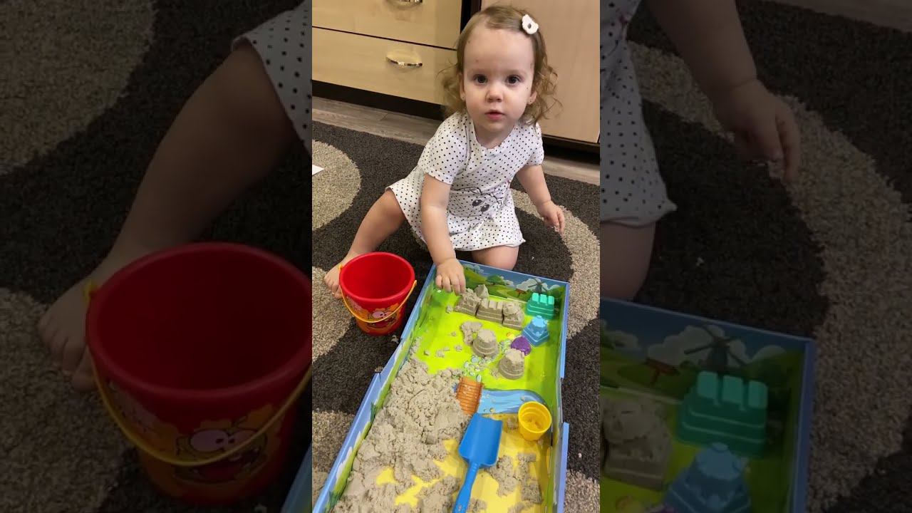 Волшебный песок (замок) подарок от Деда Мороза. Песочница смотреть онлайн