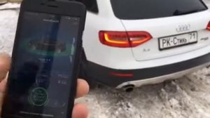 Audi A4 2014 бензин автозапуск с родного ключа или с  сотового телефона