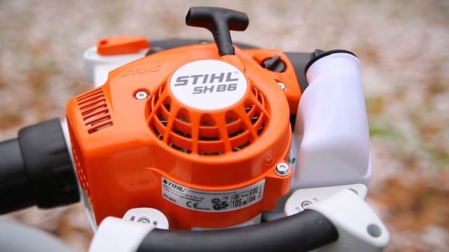 Мощный садовый пылесос STIHL SH 86 смотреть онлайн