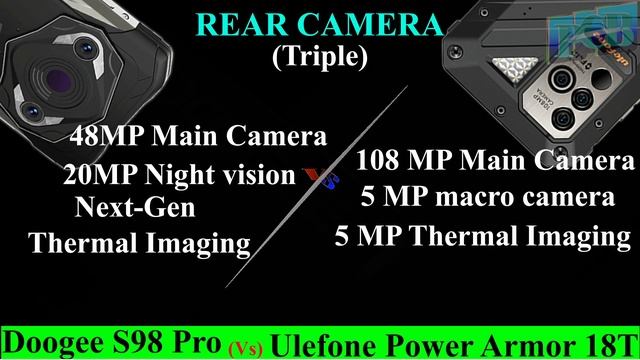 Powerful Thermal Imaging | DOOGEE S98 Pro Vs Ulefone Power Armor 18T 5G смотреть онлайн