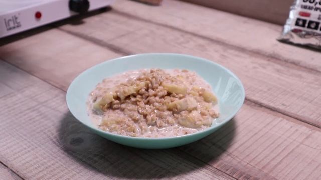 Как приготовить овсяную кашу с бананом на завтрак? смотреть онлайн