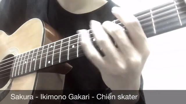 Sakura - Ikimono Gakari (さくら-いきものがかり) - guitar solo by Chiến skater смотреть онлайн