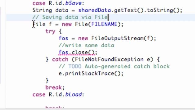 Android Development - 99 - Writing Data to File Output Stream.mp4 смотреть онлайн