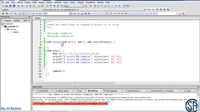 C Program To Check A Number And Count Its Occurrence In An Array | ?????????? смотреть онлайн
