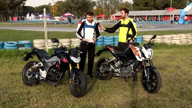 KTM Duke 200 y Honda CB 190 R Prueba / Test a fondo!!! смотреть онлайн