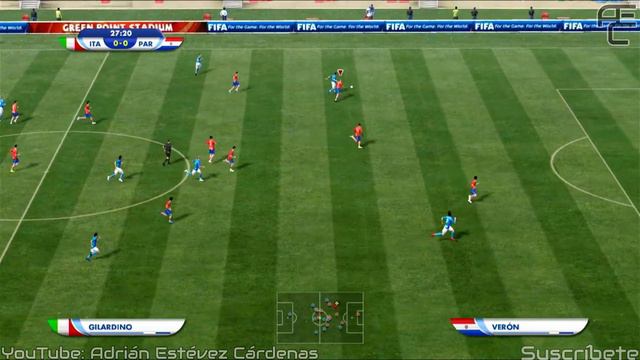 EA Sports 2010 FIFA World Cup South Africa #1 | PS3 | Fase de grupos | Italia vs Paraguay смотреть онлайн