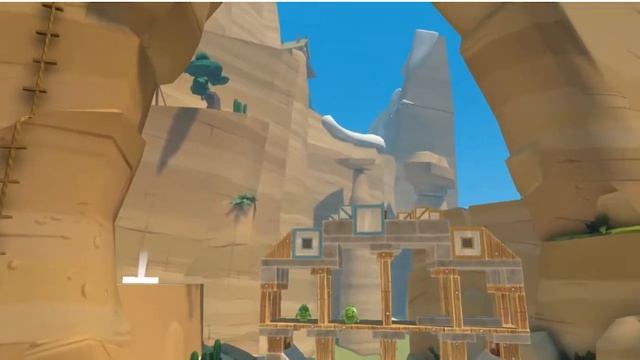 dwellsy plays - Angry Birds VR - lvl2 [1-5] (Lenovo Explorer WMR) смотреть онлайн