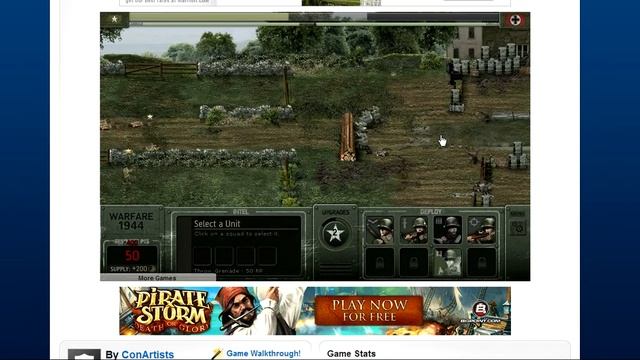 Warfare 1944 on ARMOR GAMES (Part.1) Conquest!, Well kinda смотреть онлайн