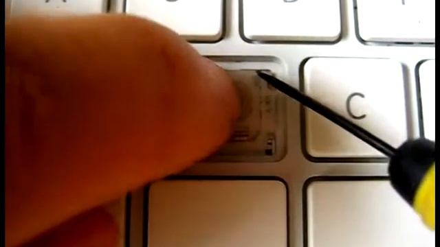 Apple Macbook Keyboard Replacement Key Instruction