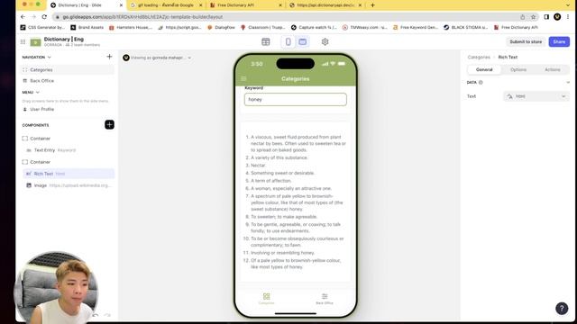 Glideapps + API ตัวอย่างเว็บแอพ Dictionary เพื่อการศึกษา! смотреть онлайн