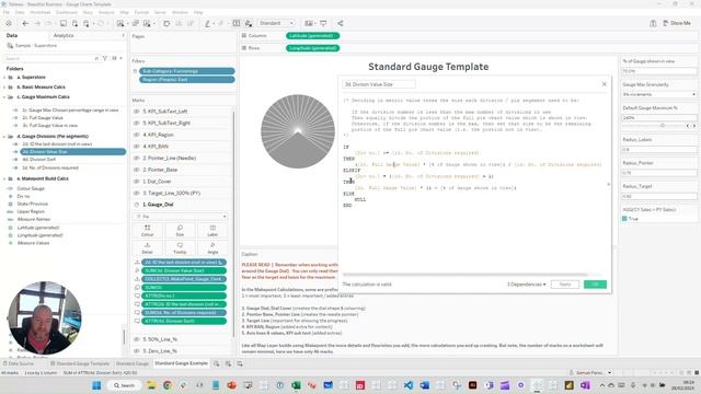 Totally Awesome Tableau Gauge Charts - Tutorial смотреть онлайн