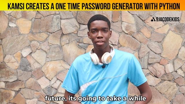 Kamsi, creates a one time password generator with Python Programming смотреть онлайн