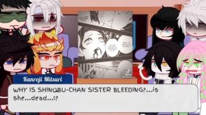 Hashiras React to Shinobu Kochou(Demon Slayer)(KNY)(MANGA SPOILERS)(GiyuShino)