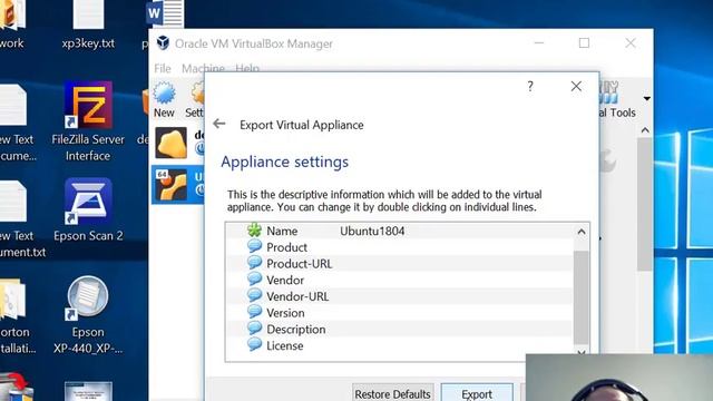 VirtualBox Appliances смотреть онлайн