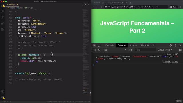044 Object Methods смотреть онлайн