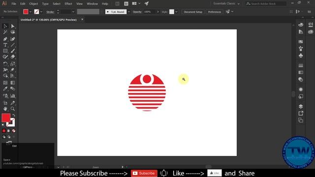 Logo Design Tutorial in Adobe Illustrator and Insert into Logo Mockup смотреть онлайн