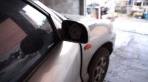 замена зеркала заднего вида  правого на Santa Fe Classic