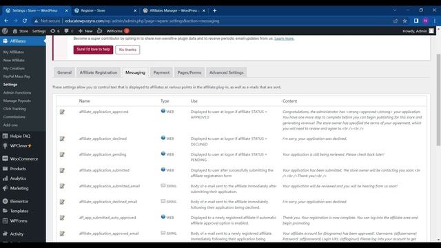 How To Add Affiliate Program Using Affiliates Manager | EducateWP 2022