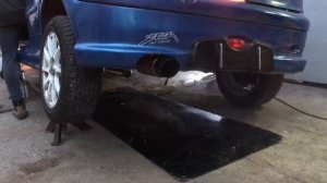 Новая выхлопная система на Peugeot 206CC