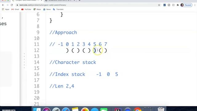 Longest Valid Parentheses (Leetcode 32) - Hard смотреть онлайн