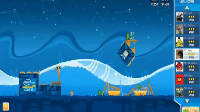 Angry Birds Ultrabook Adventure Level 4 High Score 95 Star Walkthrough смотреть онлайн