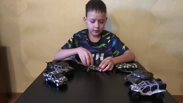 Обзор военных машинок от ТехноПарк смотреть онлайн