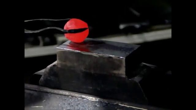 Ковка шара из массива. смотреть онлайн