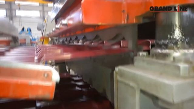 Производство металлочерепицы Гранд Лайн. Технология изготовления. смотреть онлайн