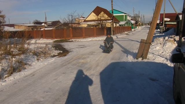 Дискоход "Поиск-М" максимальная скорость по дороге. смотреть онлайн