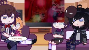 Afton Family react to Elizabeth Afton // Gacha club // Fnaf