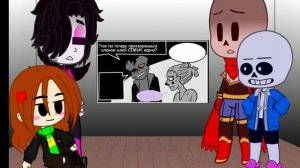 реакция персонажей андертейл на хоррортейл часть 12
