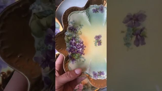 Старинные живописные тарелки. смотреть онлайн
