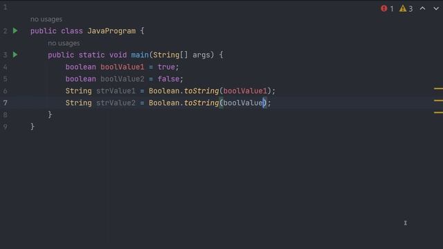 Java Program to Convert Boolean to String | Java Examples смотреть онлайн