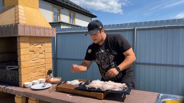 ШАШЛЫК из Курицы. Курица Целиком на МАНГАЛЕ. ENG SUB смотреть онлайн