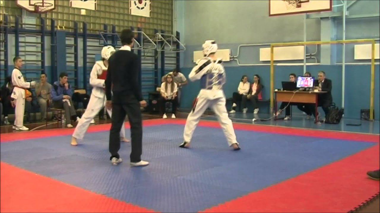 Taekwondo WTF. V Открытое Первенство района Кузьминки. 29.03.2015. Комлев-Пириев. смотреть онлайн