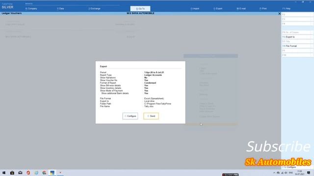 #Tallyprimesilver Tally prime silver me Legar Account ya sales Account ko Excel ,pdf me Export kar смотреть онлайн