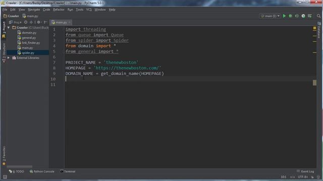 Python Web Crawler Tutorial - 15 - The First Spider смотреть онлайн