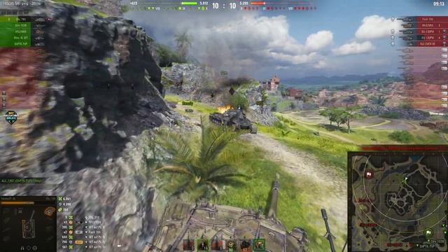 Obj. 780: 13 tanks destroyed on map Pearl River - World of Tanks смотреть онлайн
