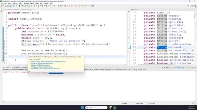 Curso Java | String | Como Convertir Cualquier Tipo de Dato Primitivo a String Usando String.valueO смотреть онлайн