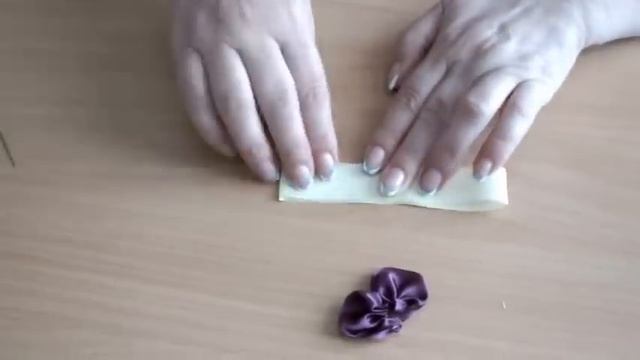 Цветы из лент мастер класс Анютины глазки просто быстро красиво смотреть онлайн