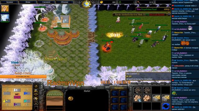Стал Хокаге в Naruto Autobattle - Прохождение PvE - Anime в Warcraft 3 смотреть онлайн