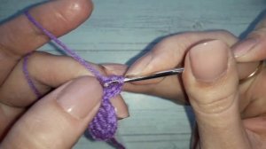 Цветок крючком/Подробный МК.