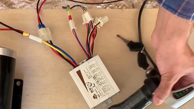 MY1020 24V 500W motor and controller wiring connection смотреть онлайн