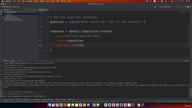 2 - Understand and SetUp ChatGPT API - 7 - How to Use OpenAI ChatGPT API Using Python смотреть онлайн